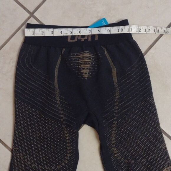 NWT UYN Lady Cashmere Shiny 2.0 Pants Celebrity Gold size S/M - Picture 6 of 11